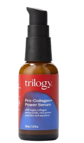 Trilogy Power Serum, 1 OZ | Plumping face serum firms with Vegan Collagen Amino Acids, Hyaluronic Acid, Squalane & CycloRetin Peptides, layers under SPF