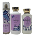 Bath & Body Works Butterfly - Trio - Shower Gel, Fine Fragrance Mist and Body Lotion